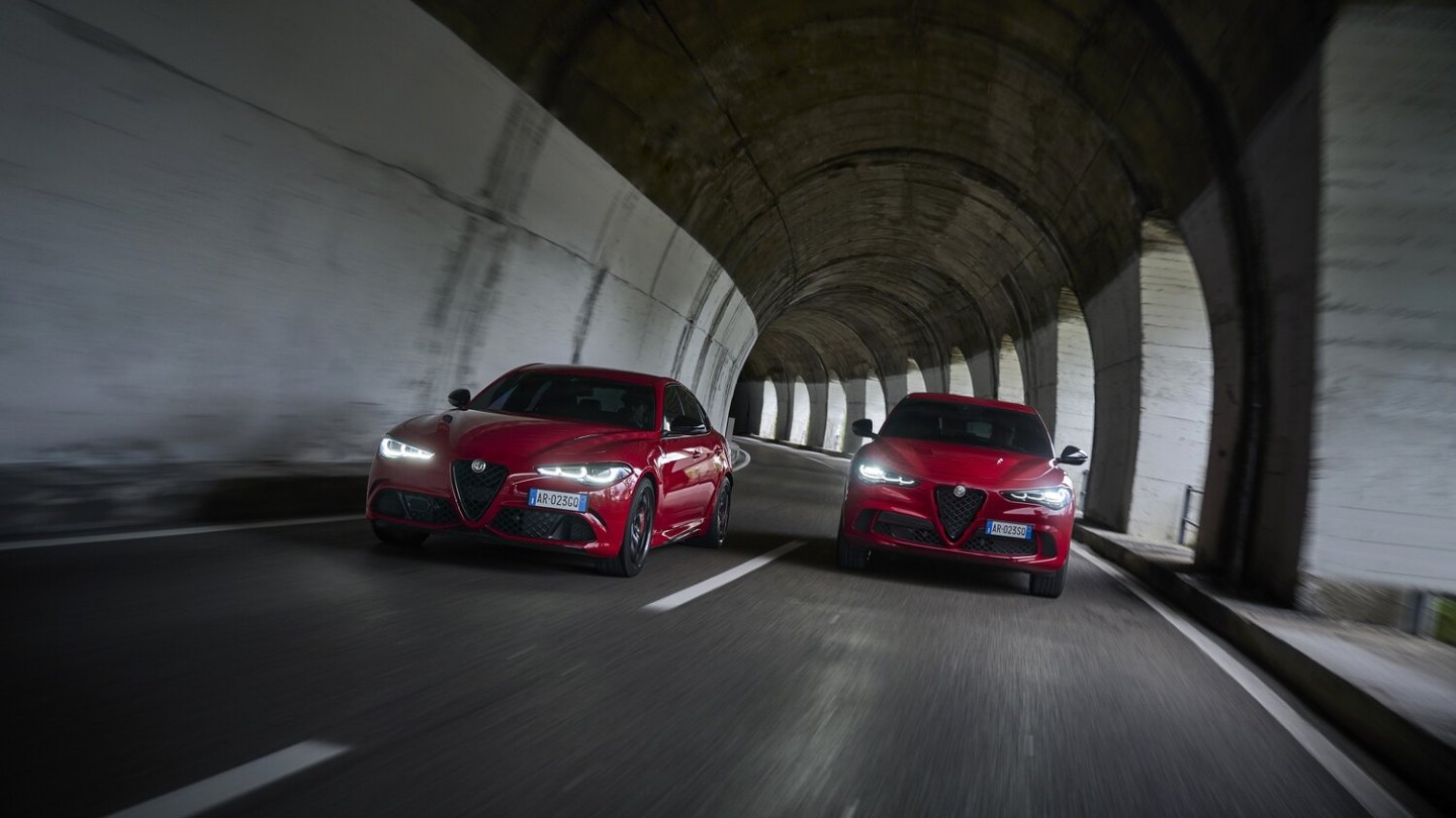 Alfa Romeo Giula und Stelvio Quadrifoglio 2023