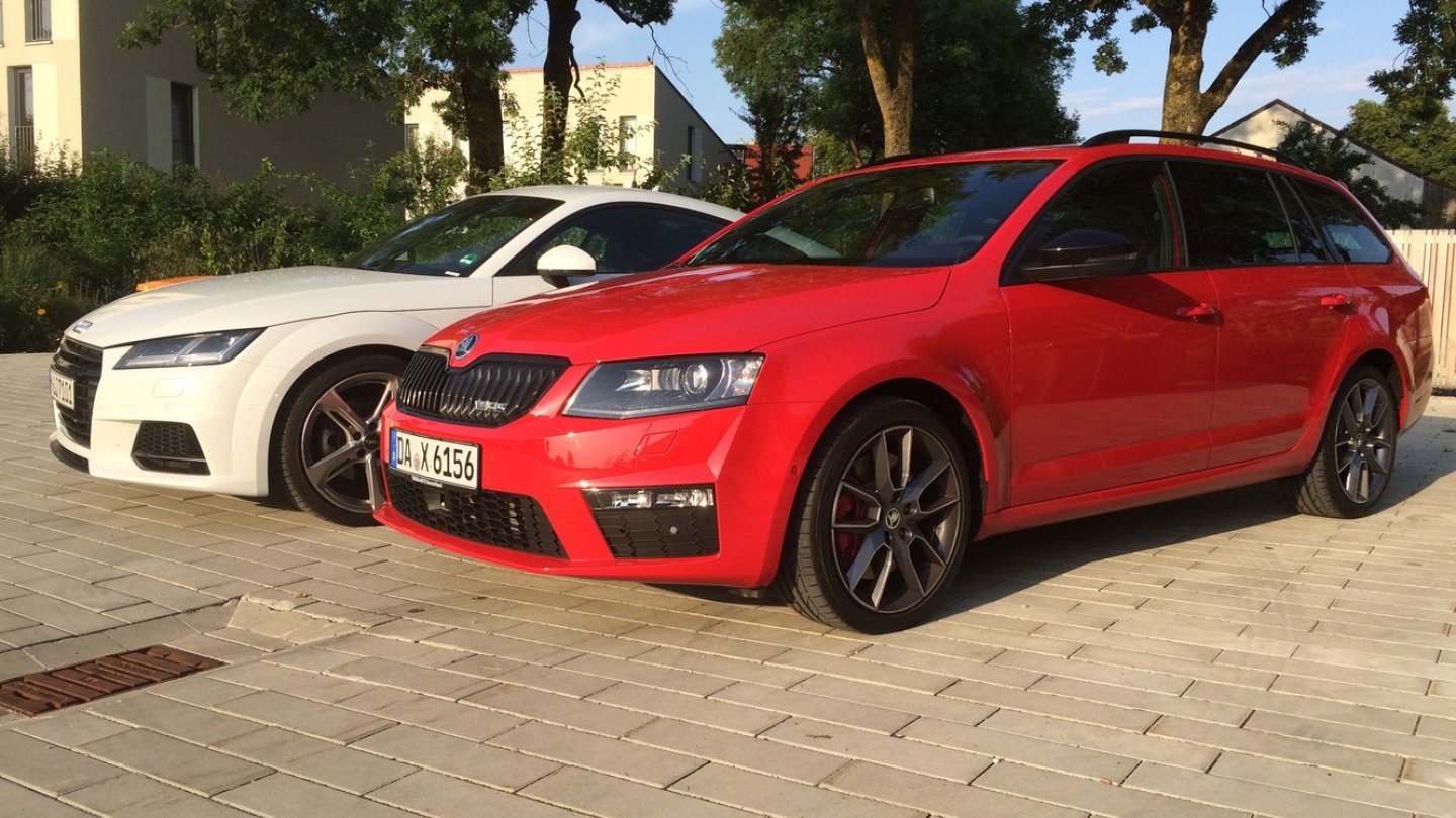 Audi TT gegen Skoda Octavia