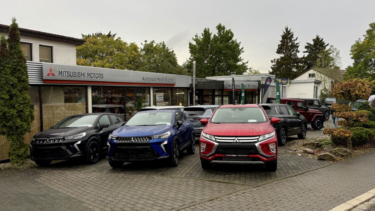 Die Marke Mitsubishi führt das Autohaus seit deren Deutschland-Start im Jahr 1977.