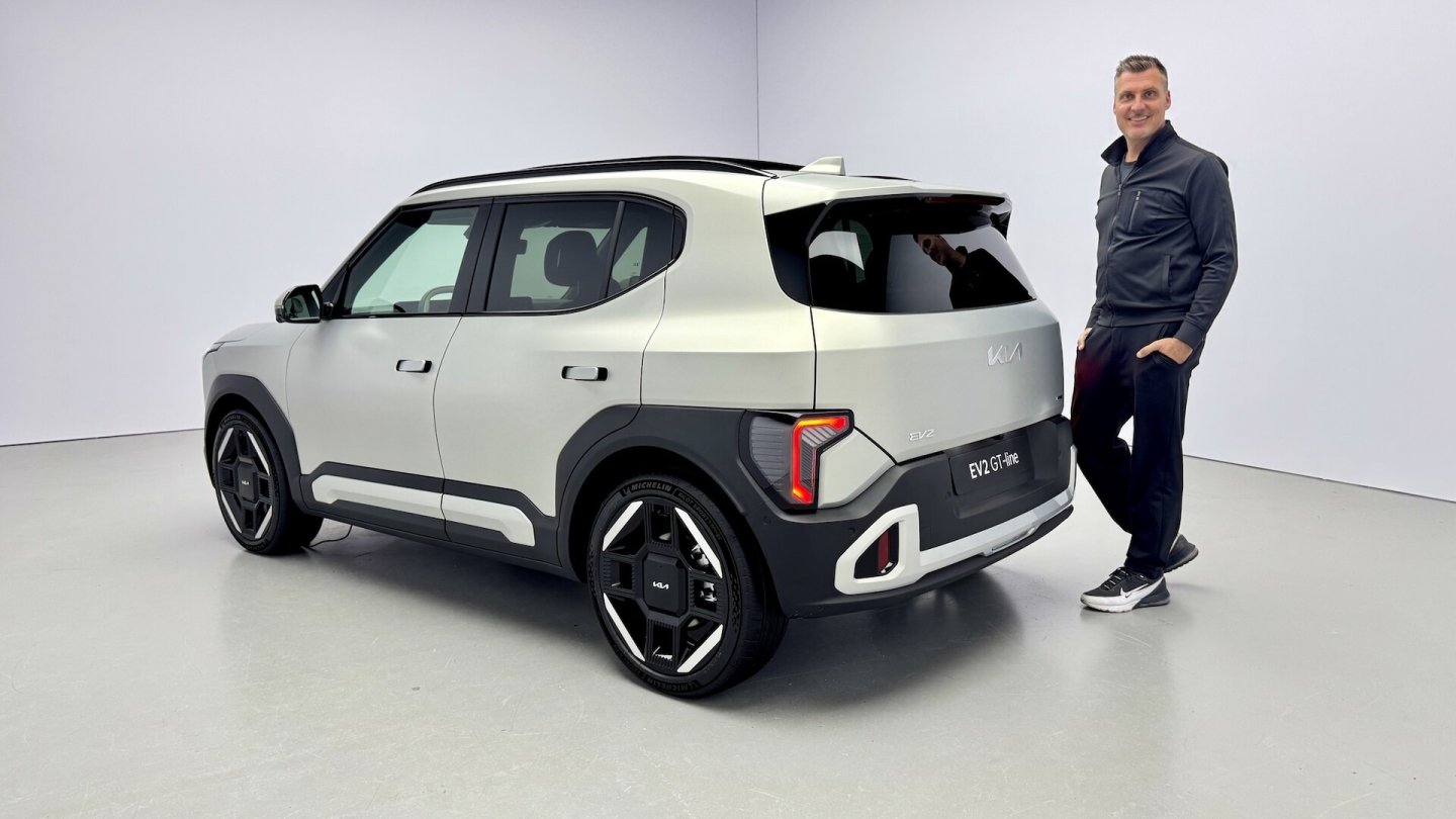 Der erste Eindruck vom Kia EV2 macht neugierig auf Testfahrten. Im Frühjahr kommt das Elektroauto auf den Markt.