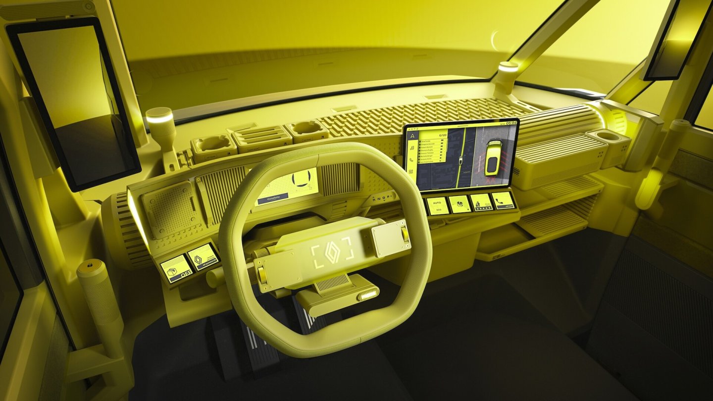 Das Cockpit der Estafette-Studie aus dem Jahr 2024.