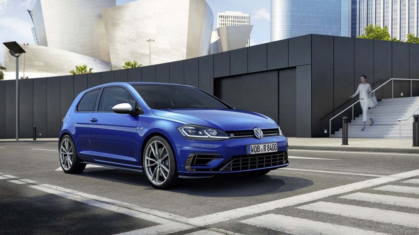 VW Golf R Facelift am Start