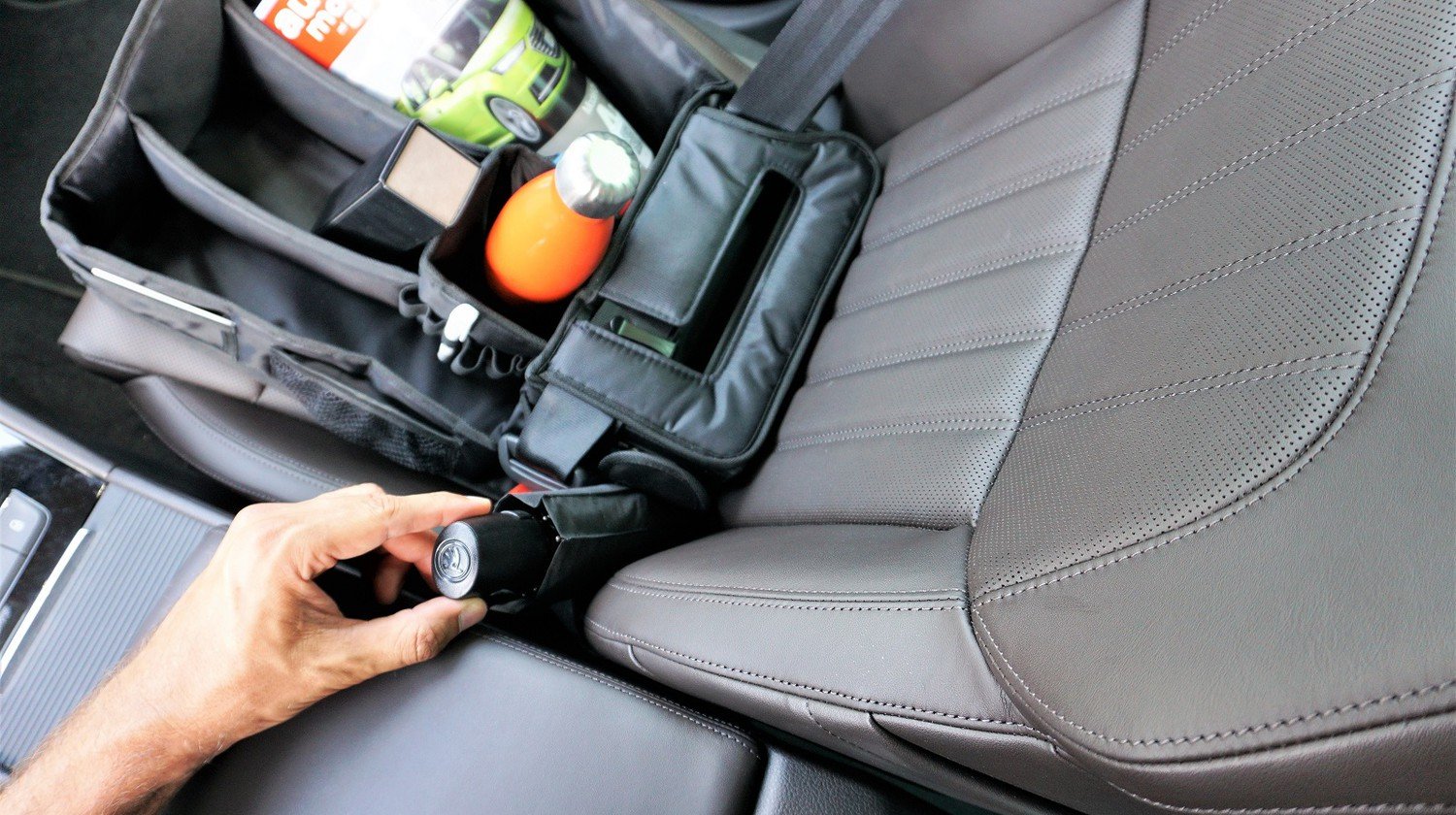 Das Slotpack im Test: Für gesicherte Ordnung auf dem Beifahrersitz